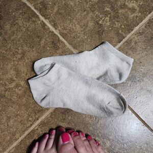 Light Beige Ankle Socks